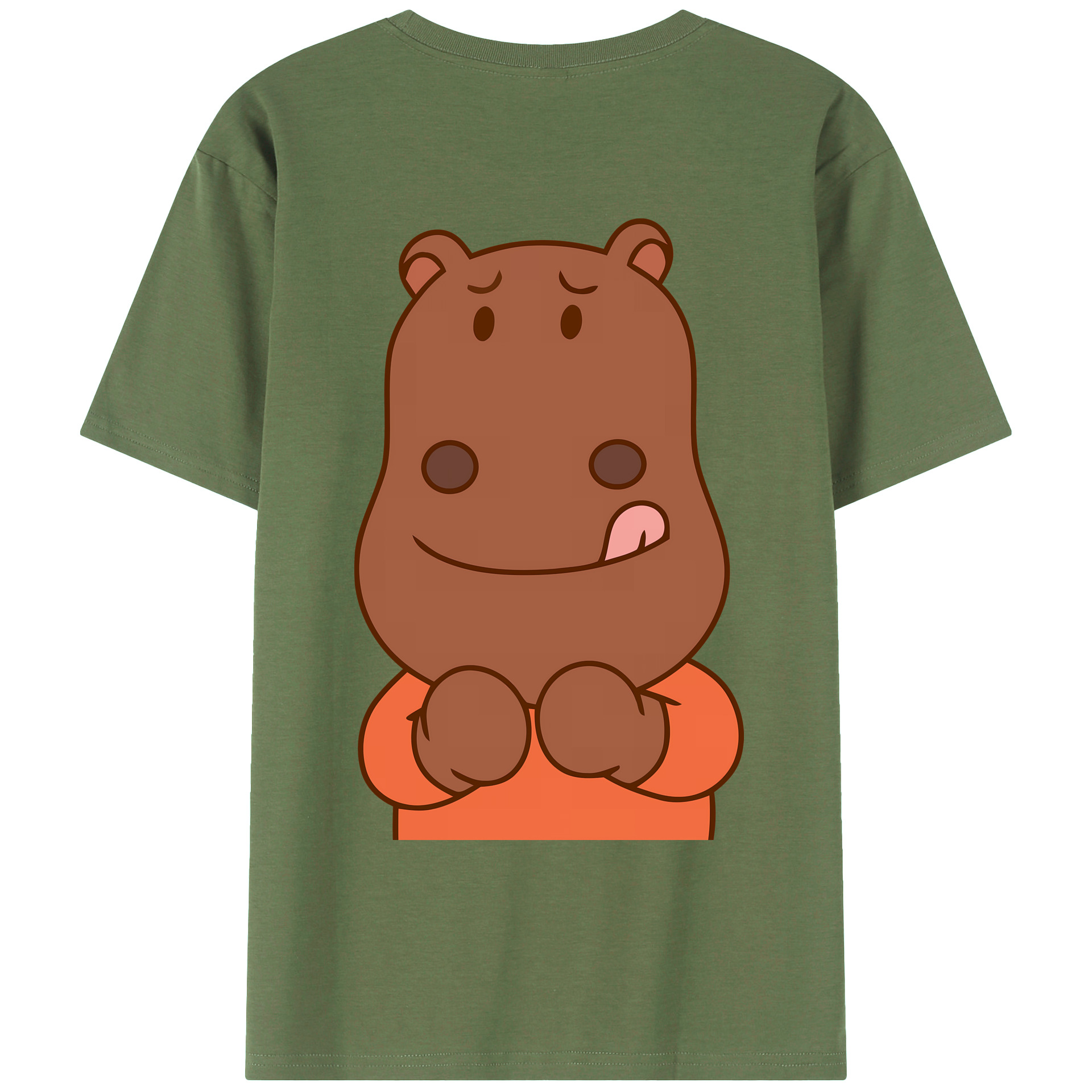 （画像用） アンパンマン Anpanman 綿100％ メンズ半袖Tシャツ（バックプリント） 通気性